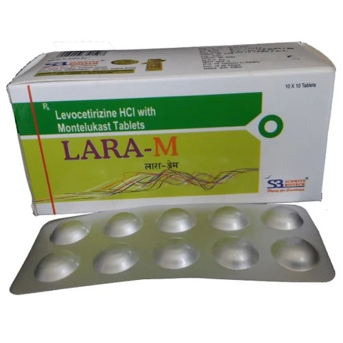 Levocetirizine Montelukast Tablets - Prescription Required, For Hospital and Clinic Use, Cool and Dry Storage
