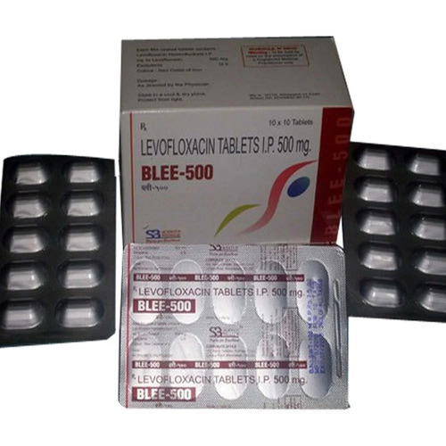 Levofloxacin 500 Mg Tablets - High-Quality Antibiotic for Hospital and Clinic Use | Prescription Required Store in Cool and Dry Place Safe Tablet Form