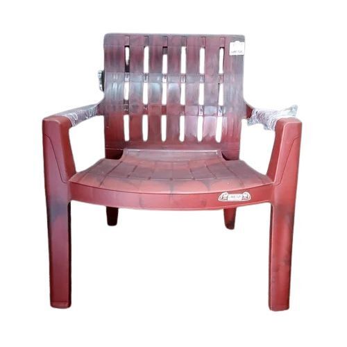 Maroon Plastic Arm Chair