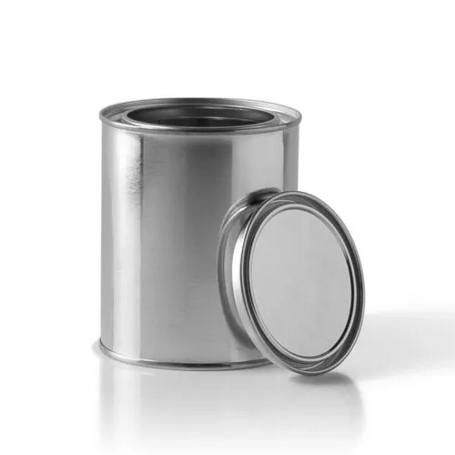 Paint Tin Container - Aluminum, Multiple Sizes, Gray | Designed for Paint Storage, Sealed for Freshness, Easy to Pour and Use