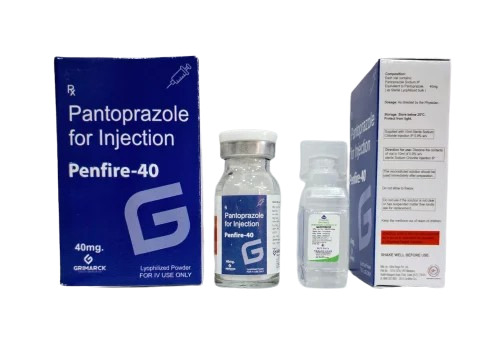 Pantoprazole Injection - 40mg Liquid Formulation | Prescription for Excessive Stomach Acid Neutralization, Dosage as Directed by Physician