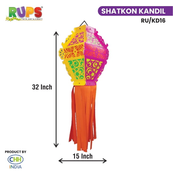 Shatkon Designer Diwali Kandil - Lantern (RU/KD16)