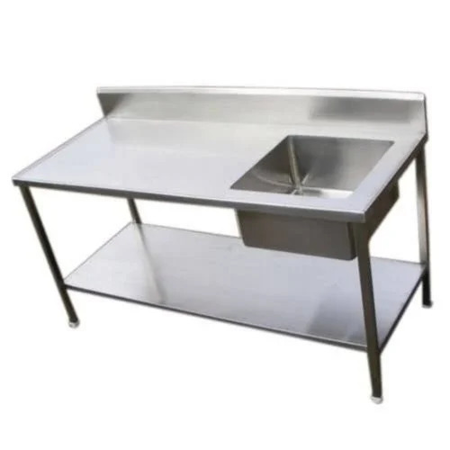 Steel Sink With Table