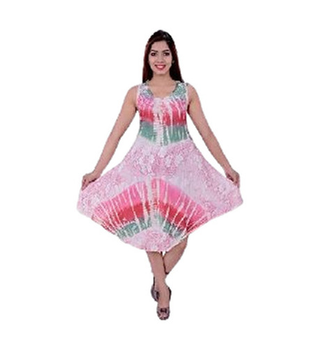 Umbrella Dress - Multicolor, Superior Quality, Regular Fit, Sleeveless Round-Neck | Anti-Wrinkle, Washable, Breathable, Quick Dry, All Season