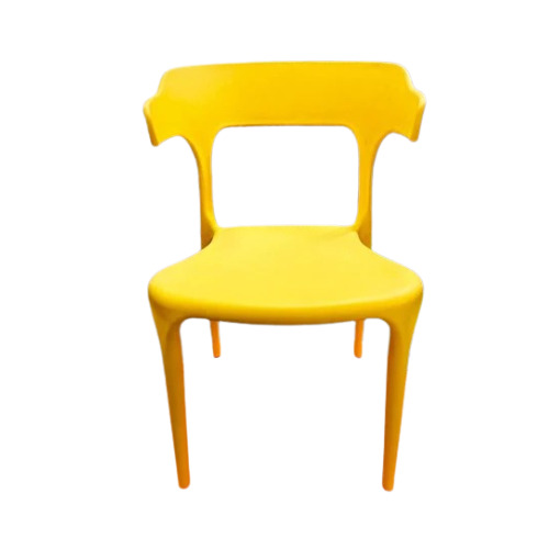 Yellow PVC Cafe Chair