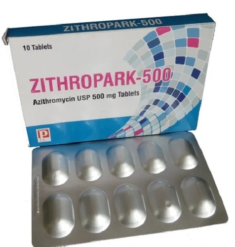 Zithropark - 500 mg Azithromycin Tablets | Prescription Required, For Hospital and Clinic Use, Grade: Medicine