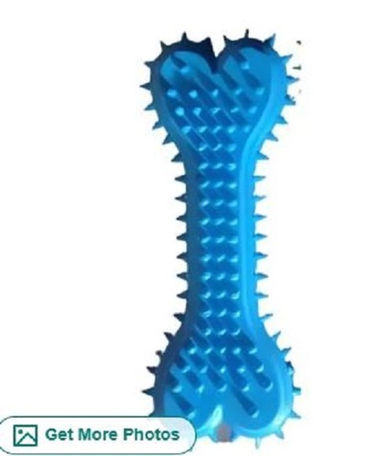 Blue Spike Bone Pet Dog Toy - Lightweight Material
