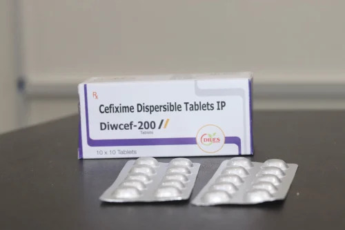 Cefixime Dispersible Tablets - Grade Medicine, Prescription Required for Hospital and Clinic Use, Effective Antibiotic