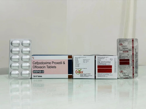 Cefpodoxime & Ofloxacin - 200 mg Tablets | Prescription Required, For Hospital and Clinic Usage