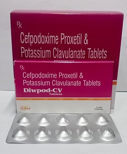 Cefpodoxime Proxetil Clavulanic Acid Tablets - 500mg Tablets, Prescription Required for Hospital and Clinic Use