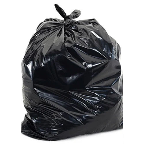 Garbage Bags - PC Material, Black Color | Durable Eco-Friendly Design, Recycled with Flexiloop Handles and Aqueous Coating