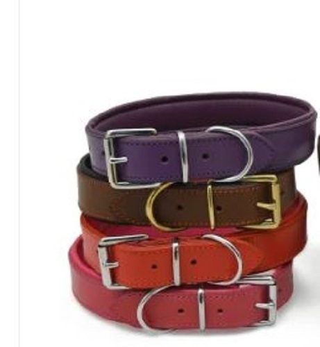 Harness Leather Dog Collar - Leather Material, Various Sizes Available, Comes in Multiple Colors | Lightweight, Wrinkle-Free, Quality Tested, True Value for Money
