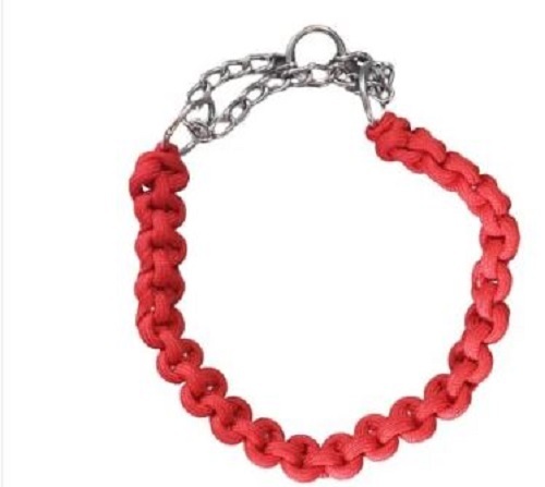 Heavy Duty Choke Chain Collar For Dog - Wrinkle Free Material, Various Colors & Sizes Available | Skin Friendly, Timely Delivery