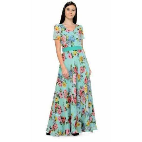Ladies Ankle Length Gown