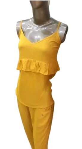 Ladies Top - Cotton, Yellow | Premium Quality, Trendy Design, Lightweight Fabric, Stylish Sleeves, Flattering Fit, Vibrant Colors, Embellished Details