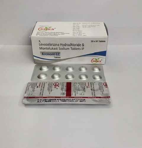 Levocetirizine Hydrochloride And Montelukast Sodium Tablets - Prescription Required, For Hospital And Clinic Use, Tablet Dosage Form