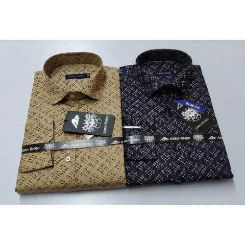Men Party Wear Printed Shirt