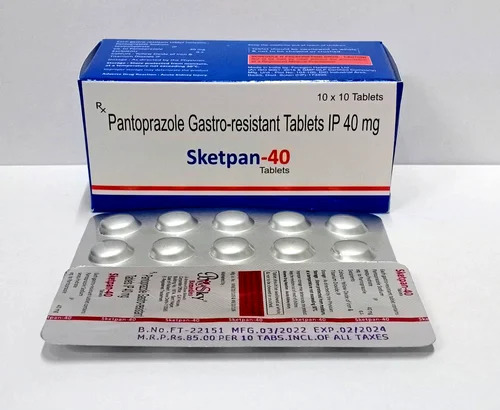 Pantoprazole - 40 Mg Tablets | Prescription Required for Hospital and Clinic Use, Dosage as Per Guidelines