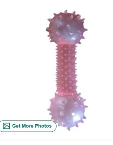 Pink Spike Dumbbell Dog Toy - Tear Resistant Material, Various Sizes Available, Glossy Finish | Lightweight, Pocket Friendly Rates, Available in Various Colors