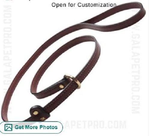 Plain Leather Dog Lead