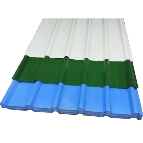 Profile Color Coated Sheet - Material: PPGL, Thickness: 0.56 mm, Rectangular Size: Standard | Color Coated, Plain Pattern, Suitable for Residential & Commercial Roofing