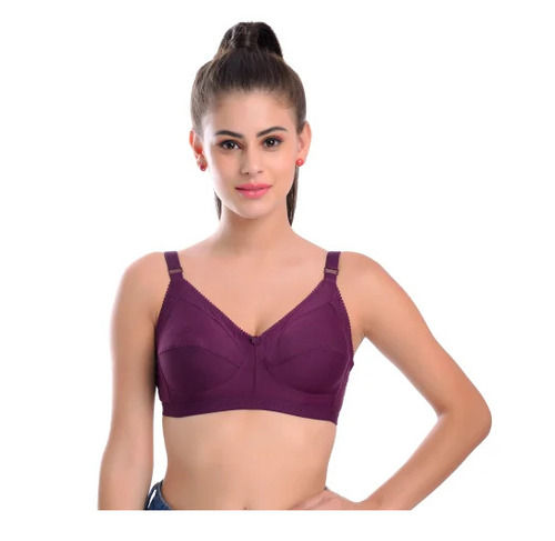 Purple Cotton Bra