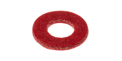 Red Fibre Washer - Shape: Circular