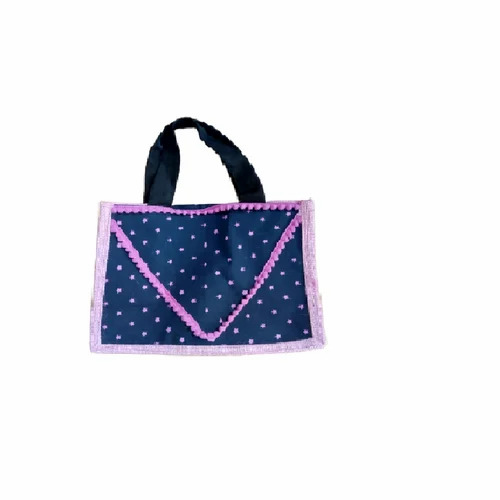 Small Jute Gift Bags - Cotton, 8x6x2.5 Inches, Multi Color Printed | Good Condition, Weight Capacity Up to 2 Kg, Customizable Size Options