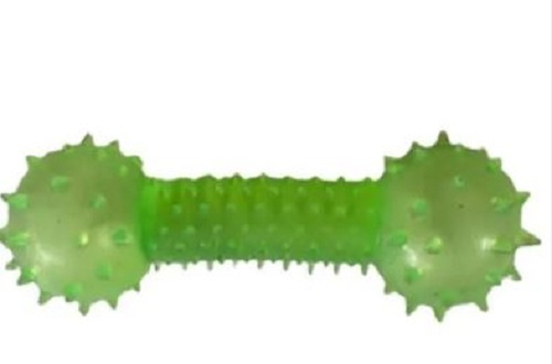 Tpr Spike Dumbbell Dog Toy - Glossy Finish Various Colors & Sizes Available | Easy to Clean Tested on Quality Standards Timely Delivery