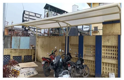 Wall Mounted Tensile Membrane Car Parking Shed