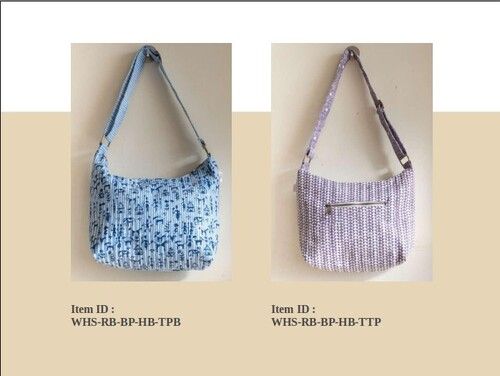 Canvas Shoulder Bag - Color: Blue