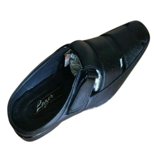 Cut Out Shoe - Black Casual Footwear, Sizes Available for All, Plain Pattern Design, Ideal for Everyday Wear