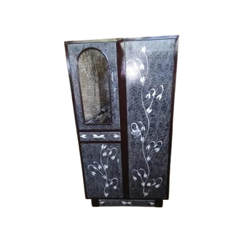 Double Door Steel Almirah - 2 Hinged Doors, 4 Shelves, Lockable Storage with Mirror | Multi-Color, Durable, Eco-Friendly Indoor Furniture
