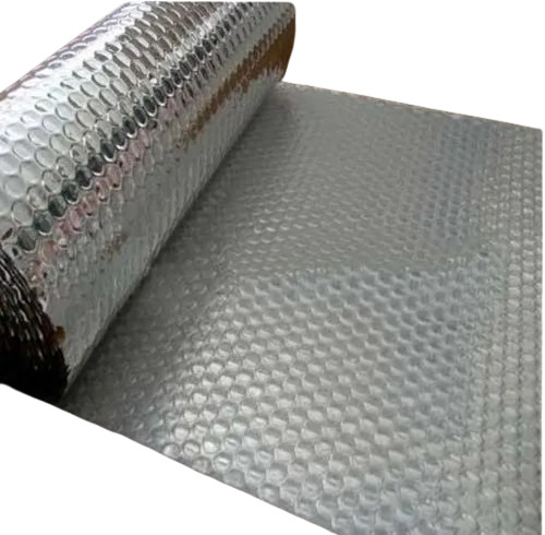 Foil Bubble Insulation Sheet - 2mm Thickness, Silver Color | Very Good Quality for Residential/Commercial Use