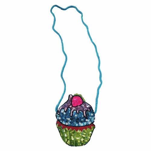 Kids Printed Sling Bag - Cotton Medium Size Green Color | Attractive Multicolor Design Customizable Size for Casual Wear