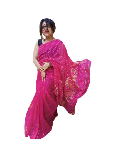 Pink Jamdani Sarees