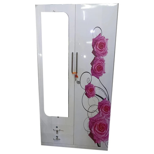 CRCA Steel Almirah - 2 Doors, 4 Shelves, Lockable Storage | Durable, Eco-Friendly, Powder Coated Finish, Modern Multicolor Design, Indoor Furniture