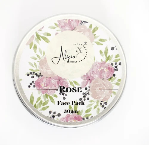 Rose Face Pack - 50 Gram | Soothes & Calms Skin, Brightens Complexion, Reduces Redness, Anti-Inflammatory, Hydrating & Nourishing, Best for Daily Use, Deep Cleansing