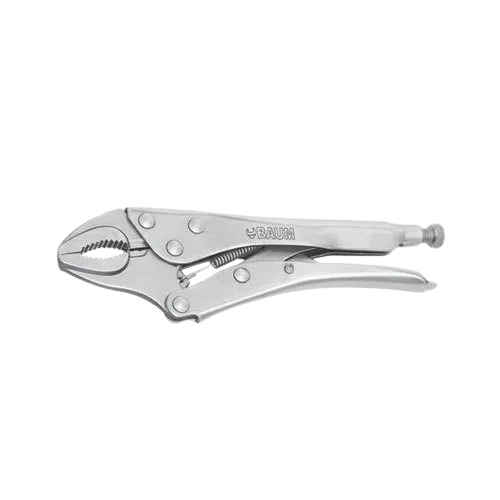 Vice Grip Plier - Chrome Vanadium Material, Standard Size, Nickel Plated Finish | Corrosion Resistant, Silver Hand Tool for Industrial Use