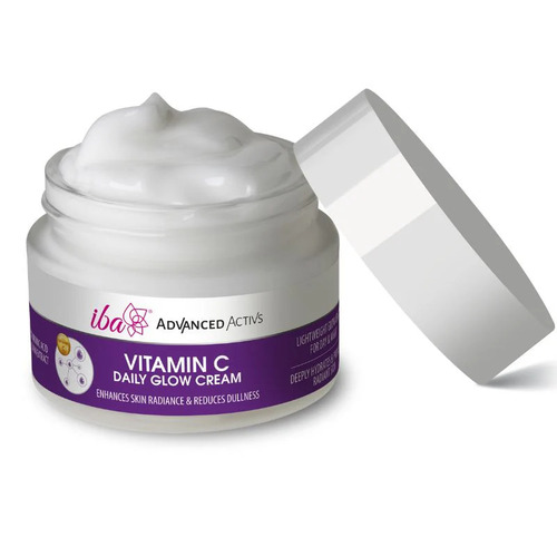 Vitamin C Glow Cream - Cream Form White Color | Herbal Ingredients Suitable for All Skin Types Waterproof & Skin Friendly