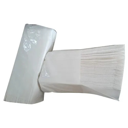 Facial Tissue - 120 GSM, 40 x 40 cm , Plain White Disposable Paper for Home, Office & Hotel Use
