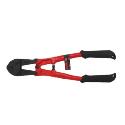 Baum Bolt Cutter - Carbon Steel 8 Inch Size Red and Black Color | Heavy Duty Rubber Grip Adjustable Jaws Full Body Hardened Design Strong Cutting Force