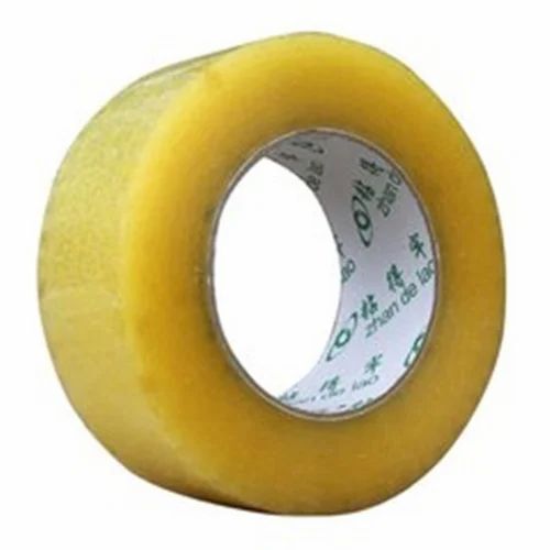 Carton Sealing Tape - BOPP, Kraft Paper | Standard Size, Yellow Color, Acrylic Adhesive, Water Activated, Easy to Use for Business Needs