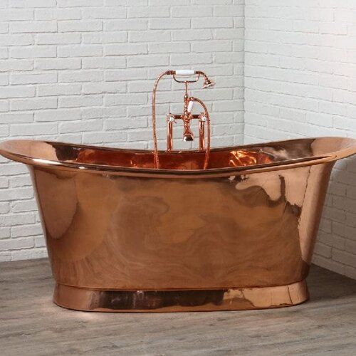 Copper Bath Tub - Color: Brown