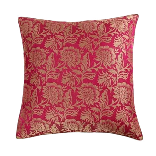 Fuchsia Jacquard Cushion Cover