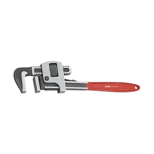 Pipe Wrench 12" - Cast Iron, 12 Inch Size, Red Color | Adjustable Stillson Type for Bolt Tightening, Corrosion Resistant