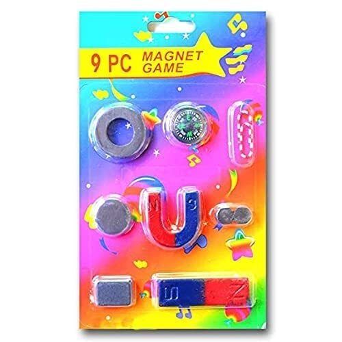 9 Pcs Kids Junior Science Magnet Game Set