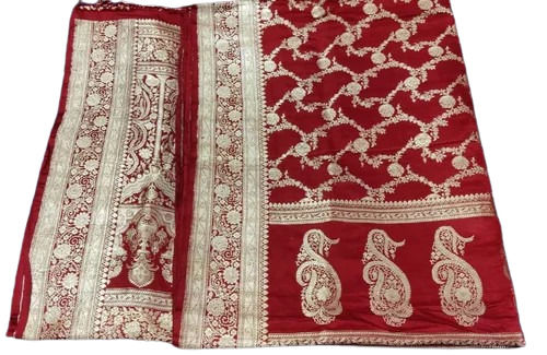 Banarasi Pure Handloom Katan Silk Kadua Jangla Saree