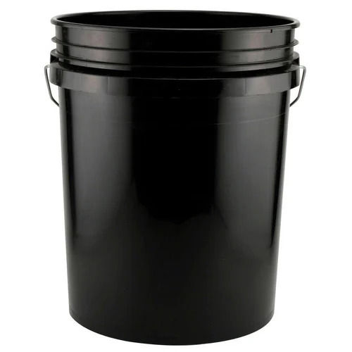 Black Plastic Paint Bucket