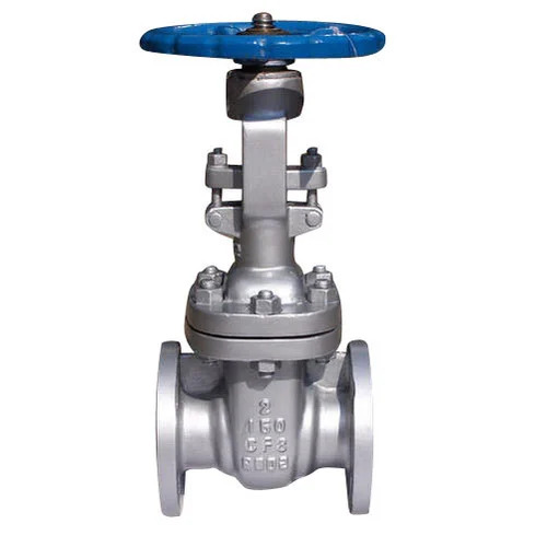 Cast Iron Gate Valve - 15 Mm Size, Flanged End Connection | Silver Finish, Designed For 150psi Water Media